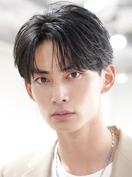 オーシャントーキョー 渋谷(OCEAN TOKYO) フェザーパーマシャドウパーマカルマパーマセンターパート