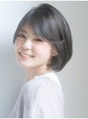 【emu井上信洋】ナチュラル愛され丸みショートボブ【エミュ】