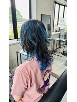 レーヴ(REVE)&nbsp;ハイライトバレイヤージュ　ブルージュ