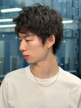 セプト 博多(SEPT.) ツイストスパイラルパーマ 束感 眉毛カット マッシュパーマ 20代