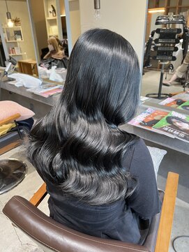 フーコー 下関店(fuhcoh) ブルーブラック　就活カラー　黒染めなし