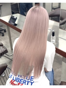 ニコ トウキョウ 渋谷(nico TOKYO) ダブルカラーミルクティーベージュピンクブラウンロングレイヤー