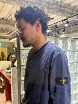 スパイキーパーマ/短髪パーマ