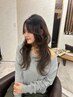流行りのハッシュカット×レイヤーカット×トリートメント￥6950
