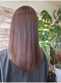 大人女性の髪質改善ストレート×縮毛矯正