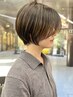 【2回目以降】似合わせカット+透明感カラー+ケアtr ［ショート／表参道］