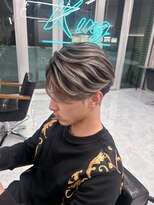 メンズサロン キング 心斎橋店(Men’s salon K!ng) メンズカット/ブリーチ/ニュアンスパーマ/メンズハイライト/眉毛