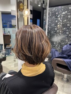 フィラージュ サロンドウィズ(filage SALON DE WITH) ハイライト/白髪ぼかし/40代50代/船橋/船橋大神宮下/ショート