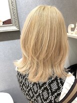 カシータフロル 岐阜店(Casita flor)&nbsp;【Casita flor岐阜北方】ブリーチ2回　ブロンド系カラー