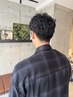メンズカット+ヘッドスパ+眉カット