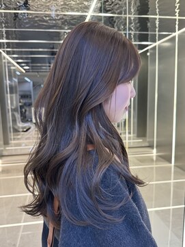 シュルール 所沢プロぺ通り店(chorule) ミディアムレイヤーラテグレージュダークグレージュ前髪カット