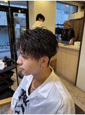 ニュアンス波巻きパーマツイストツイスパシャドウパーママッシュ