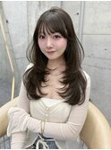 韓国ヘア/レイヤーカット/オリーブカラー/透明感カラー/国分寺