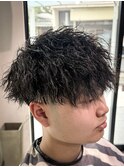 ツイストマッシュツイスパマッシュツーブロック