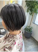 ショート/ハイライト/レイヤーカット/髪質改善/ボブ/白髪ぼかし