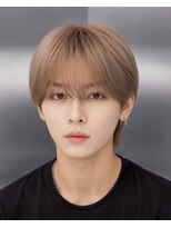 アイトーキョープラスシー 横浜(AI TOKYO+Sea) サンウォン風長めシースルーマッシュミルクティーベージュ韓国