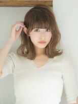 ロンドプランタン 恵比寿(Lond Printemps)&nbsp;【Lond printemps水野】外ハネベージュカラーセミディ2