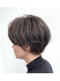 クセ毛カット/ハンサムショート/ポイントカラー
