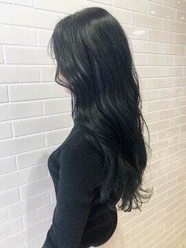 バッテリー ヘアアンドメイク 塚口店(Battery hair&make) ブラックブルー