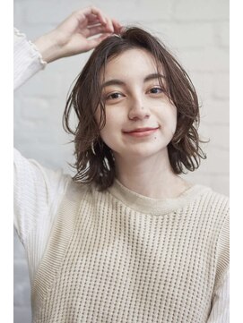 ラレイ(Lalei) 【Lalei】シア―ベージュ×レイヤーボブ　　表参道