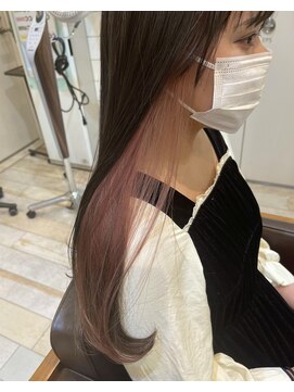 アコテアット ヘア(acote @) 【Neolive＆渋谷店】インナーカラー＆フラミンゴピンク