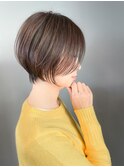 丸みショートボブ