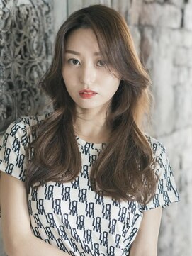 ミンクス 青山店(MINX) ヨシンモリ×エギョモリ 顔まわり・くびれで魅せる大人ロング