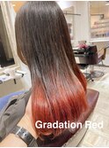 REAL SALON WORK~グラデーション/レッド