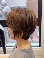 アッシュ 大泉学園店(Ash) 【白髪染めに見えない白髪染め】丸みショートボブ