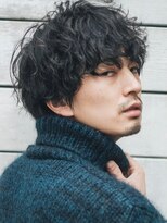 オルト(Altn)&nbsp;大人の波巻きスパイラルパーマミディアムロングメンズカットヘア