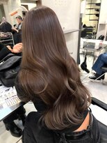 サイン 渋谷(SIGN)&nbsp;艶髪レイヤーカット韓国ヘアーグレージュ髪質改善トリートメント