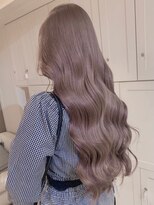 ベレーザ 渋谷(BELEZA)&nbsp;6514ミルクティーアッシュベージュハイトーンカラーワンホンヘア