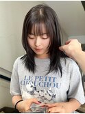 ミディアムレイヤー、町田レイヤーカット、町田ハッシュカット