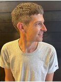シルバーアッシュ ベリーショート ビジネス 白髪染め 30代