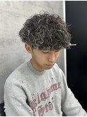 MEN'S HAIR カルマパーマ ダークアッシュ ニュアンスパーマ
