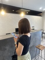 アールヘアー(ar hair) 【市川諒】シンプルかつ ナチュラル綺麗 秋カラー 誕生