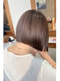 やっぱり切りっぱなしボブは可愛い!!