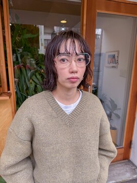 シツ(situ) レイヤーボブ パーマ ニュアンスパーマ