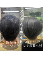 ミュージックロッタ(μ-ziq rotta)&nbsp;イケてる白髪メンズハイライト