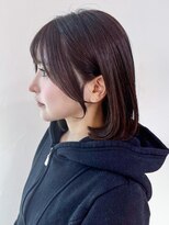 アイティーバイアルバム 藤沢店(IT by ALBUM) ミディアムボブくびれヘア顔周りレイヤー_ba541091
