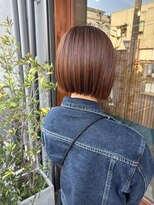 キュオンシア(CUEON. ciea)&nbsp;ミニボブ×オレンジベージュ