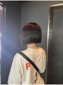 ボブ/ストレート/アッシュベージュ/髪質改善/清澄白河/錦糸町