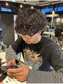波巻きプードルパーマ