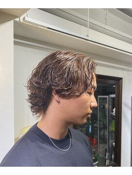 メゾンフォーメン 心斎橋店(Maison for men) サーフカール/ニュアンスサーフ/メンズミディアム/毛流れ