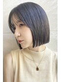 代々木/ブリーチなし/ショートボブ/酸性ストレート/新宿/韓国