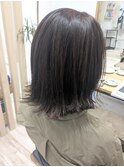 ［佐々木］ヘアドネーションカット×ラベンダーブラウン