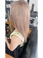 ヘアカロン 熊本下通店(Hair CALON) ハイトーン/ブリーチ/ミルクティーベージュ/下通/熊本