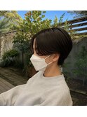 ナチュラルで抜け感のあるショートボブ