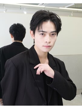 ビカムメンズヘアー 栄店(become men's hair) ジェントルショートジェントルパーマビジネスセンターパート