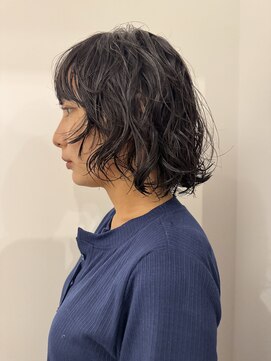 ニーム(nimes) yosuke　ニュアンス前髪とボブパーマ